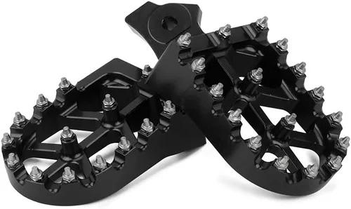 Miniatura 6 de AnXin Estriberas Estriberas Reposapiés Pedales Apoyos CNC para Z50R 80-99 XR50R 00-03 XR70R 97-03 XR80R XR100R 85-03 CRF80F CRF100F 04-13 Negro