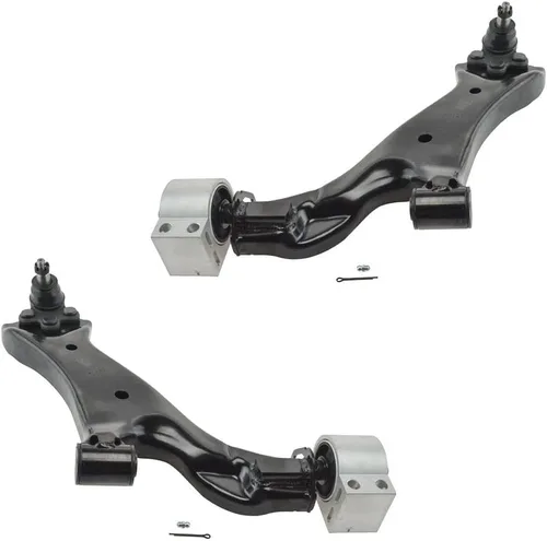 TRQ Conjunto de Brazo de Control y Junta Esférica Delantero Inferior del Lado del Conductor y del Pasajero 2 Piezas Compatible con 2010-2017