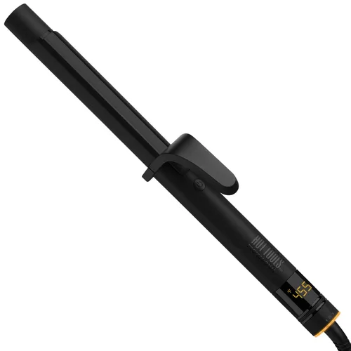 Miniatura 8 de Hot Tools Pro Artist - Rizadora Digital de Cabello Negro Dorado para Salón Rizos Sueltos Medianos y Ondas Despeinadas, (1-1/4 pulgada)