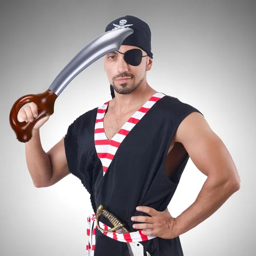 Miniatura 7 de 20 piezas de espadas piratas inflables, cuchillo inflado para fiesta temática pirata, cumpleaños, piscina, fiesta, cosplay, Halloween, accesorios
