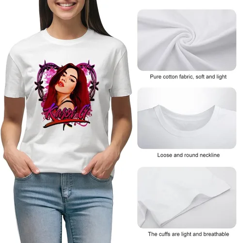 Miniatura 5 de T-Shirt Womens Casual Tee Novelty Graphic T Shirt Crewneck Tshirt Summer Tops