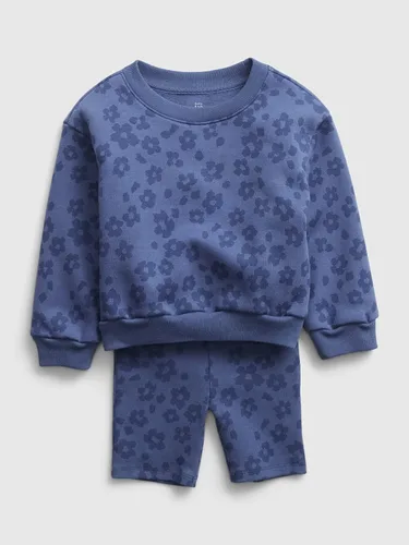 Miniatura 3 de GAP Baby Girl Pull on Crew and Shorts Set