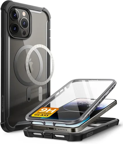 Miniatura 8 de i-Blason Ares - Funda diseñada para iPhone 14 Pro de 6.1 pulgadas (versión 2022), funda transparente resistente de doble capa con protector