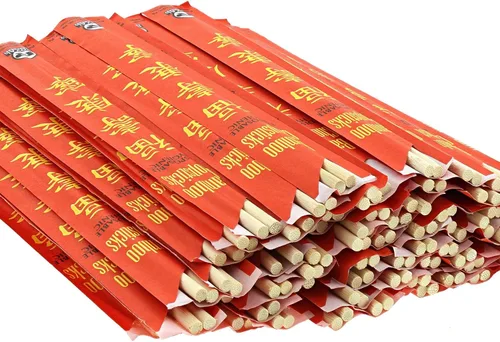 Miniatura 4 de Royal Palillos de bambú desechables de alta calidad, con mangas de 9 pulgadas y separados, tratados con rayos UV, bolsa de 100