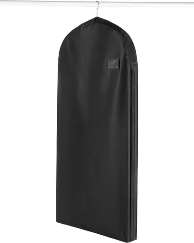 Miniatura 14 de Whitmor Bolsa de ropa con cremallera y bolsillo - Juego de 3 - Negro