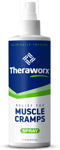 Miniatura 8 de Theraworx Alivio para calambres musculares Espasmo muscular de acción rápida, dolor de piernas con sulfato de magnesio, 7.1 onzas, 1 unidad