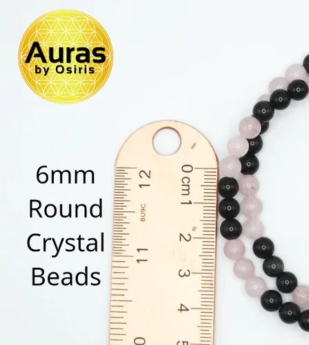 Miniatura 52 de Collar de cristal de obsidiana negra hecho a mano, collar de cuentas de piedras preciosas naturales auténticas, curación, protección, talismán mala