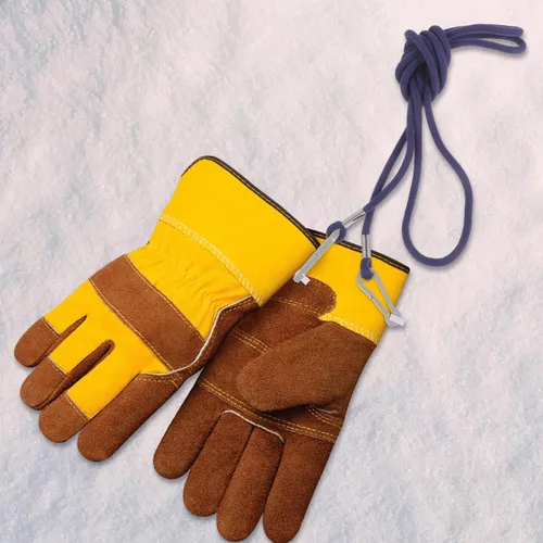 Miniatura 5 de EXCEART Clips para guantes con correa elástica ajustable, clips para guantes de invierno para gorros, clips de nailon para colgar el cuello, cuerda