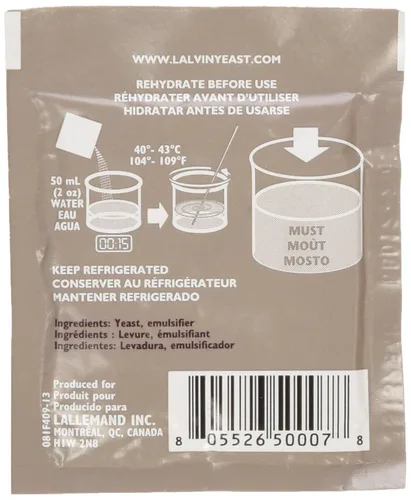 Miniatura 2 de Levadura de vino Lalvin QA23 - 10 paquetes