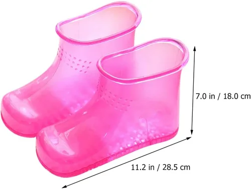 Miniatura 7 de Zerodeko Masajeador de pies Botas de masaje de baño de pies, 1 par de bañera de remojo de pies, baño de pies, spa, lavabo, cubo de pies