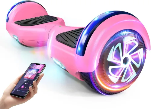 Miniatura 14 de LIEAGLE Scooter, Self Balancing Scooter with Bluetooth Speaker LED Lights Wheels,Dual 300w Motors, 7.5 mph Max Speed & 8.5 Miles Max Range, for A02