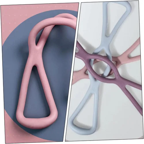Miniatura 9 de Beaupretty 3 bandas de resistencia de yoga de alta elasticidad, correas de entrenamiento de estiramiento creativo para entrenamiento de fuerza