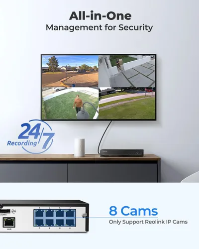 Miniatura 8 de REOLINK Cámara IP PoE de 12 MP para exteriores, cámaras de vigilancia bala para seguridad del hogar, detección inteligente de humanos