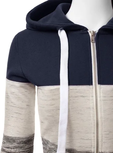 Miniatura 4 de DOUBLJU - Chaqueta ligera y delgada con capucha y cierre de cremallera para mujer, disponible en talla extragrande