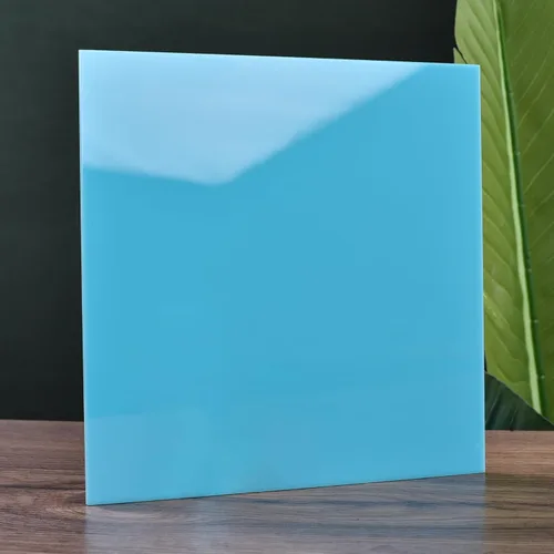 Miniatura 2 de 6 PCS Láminas de Plástico Acrílico Fundido Azul Claro Opaco (no Transparente) de 8 x 8 Pulgadas (.118" de Grosor), para Letreros, Proyectos