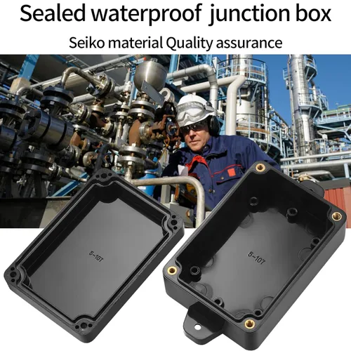 Miniatura 5 de Caja de Proyecto, 4 piezas Cajas de Conexiones, Cajas Eléctricas Impermeables IP65, Plástico ABS a Prueba de Polvo Caja de Proyecto Eléctrico Cajas
