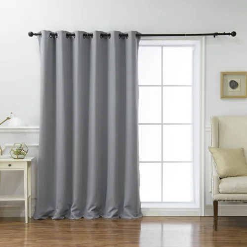 Miniatura 25 de Best Home Fashion Cortina térmica opaca con parte superior con ojales anchos Azul