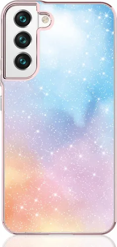Miniatura 4 de Funda compatible con Samsung Galaxy S23, con purpurina brillante láser azul rosa ultra transparente a prueba de golpes para Samsung Galaxy S23