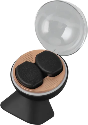 Miniatura 6 de TOPINCN Watch Winding Box, Flexible Cushion Design ABS Silent Motor Automatic Double Watch Winder for Men Bedroom High End (Black)