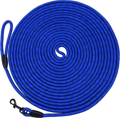 Miniatura 21 de Hi Kiss Correa de Entrenamiento de Obediencia y Agilidad para Perros/Cachorros - 15 pies 20 pies 30 pies 50 pies 100 pies - Ideal para Jugar