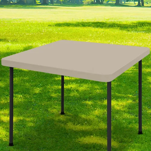 Miniatura 48 de Moosfor Mantel rectangular de elastano de 4 pies, manteles elásticos ajustables para pícnic, funda elástica y lavable para mesa de patio para Azul