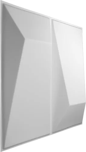 Miniatura 4 de Ekena Millwork WP12X12LOWH 11 7/8 pulgadas de ancho x 11 7/8 pulgadas de alto Locke EnduraWall Decorativo 3D Panel de pared cubre 0.98 pies cuadrados