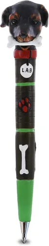 Miniatura 13 de Bolígrafo novedoso para perros, lindo, divertido y único, para niños y adultos, colorido instrumento de escritura de perro para la escuela