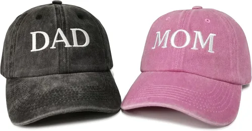 Miniatura 41 de Hepandy Mr Mrs Mom Dad Captain First Mate Mama and Mini Sombreros de béisbol