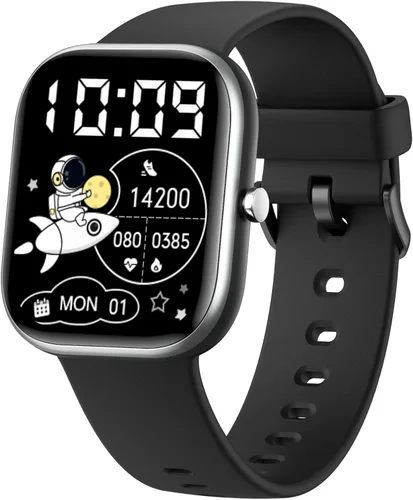 Reloj inteligente para niños, rastreador de fitness, no necesita teléfono/aplicación, 19 modos deportivos, pantalla DIY de 1.5", impermeable IP68,