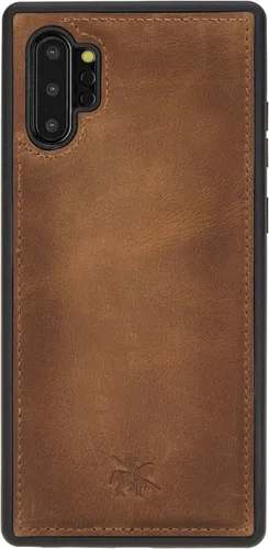Miniatura 217 de Venito Lucca - Funda de piel compatible con Samsung Galaxy Note 10 (6,3 pulgadas), extra segura, con cubierta trasera acolchada, cocodrilo negro