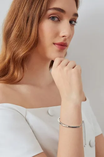 Miniatura 4 de WOWORAMA Pulseras deslizantes ajustables para mujer, pulsera de amistad para mujer, pulsera bolo de oro, oro blanco, oro rosa