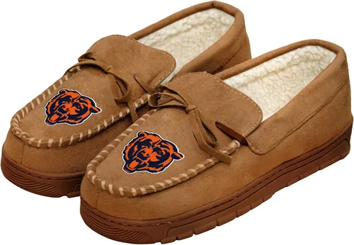 Miniatura 13 de FOCO Mens NFL Team Logo Moccasin Slippers Beige