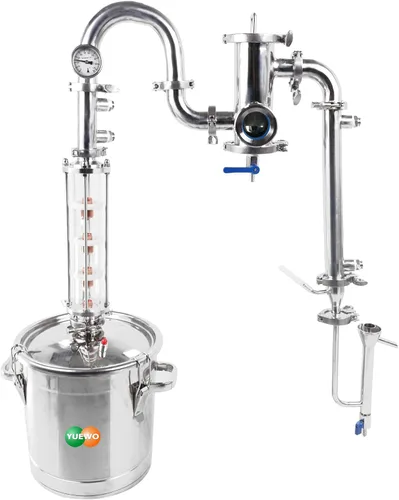 Miniatura 3 de YUEWO Cesta de ginebra para destilador de agua de 22L, kit de elaboración de vino de etanol, barril de whisky, kit de elaboración de cerveza casera