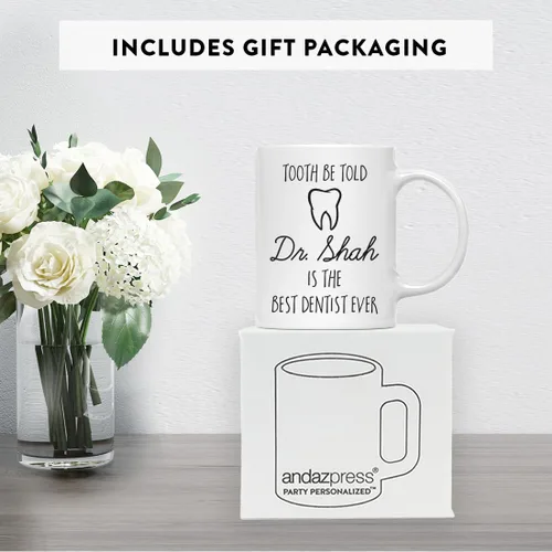 Miniatura 5 de Andaz Press Taza de café personalizada de 11 onzas, regalo de graduación Olivia 2026 (taza de 2 caras), paquete de 1, incluye caja de regalo, tazas