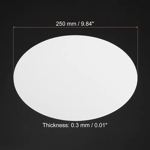 Miniatura 52 de PATIKIL Papel de cartón redondo de 5.9 pulgadas, 25 unidades de círculos de disco en blanco para decoración de fiestas, manualidades, manualidades