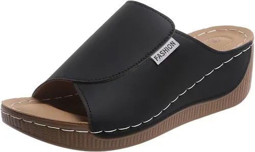 Miniatura 12 de Sandalias ortopédicas para mujer con soporte para el arco, cómodas sandalias ortopédicas de verano White