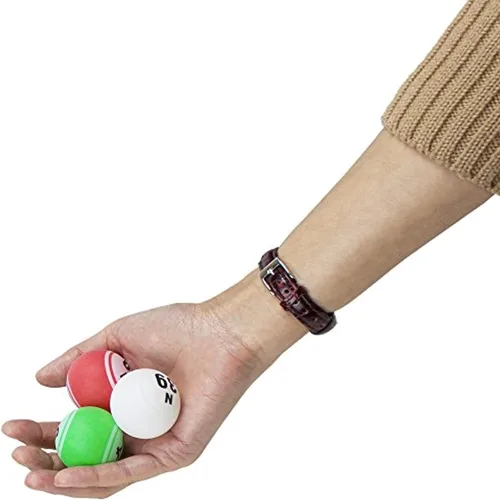 Miniatura 3 de 75 bolas de bingo multicolor de 1.5 pulgadas, bolas de plástico para jaulas de bingo y rifas, compatibles con jaulas de la mayoría