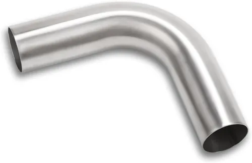 Miniatura 13 de Codo de 180 Grados 1.5 Pulgadas 38mm OD Tubo de Aleación de Aluminio para Intercooler, Tubería de Admisión de Aire, Radio 1.5D, Acabado Cepillado
