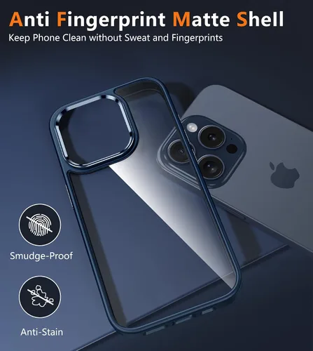 Miniatura 1459 de FNTCASE Funda para iPhone 13 Pro-Max: Fundas magnéticas transparentes compatibles con Magsafe Slim anti amarillamiento protección contra caídas