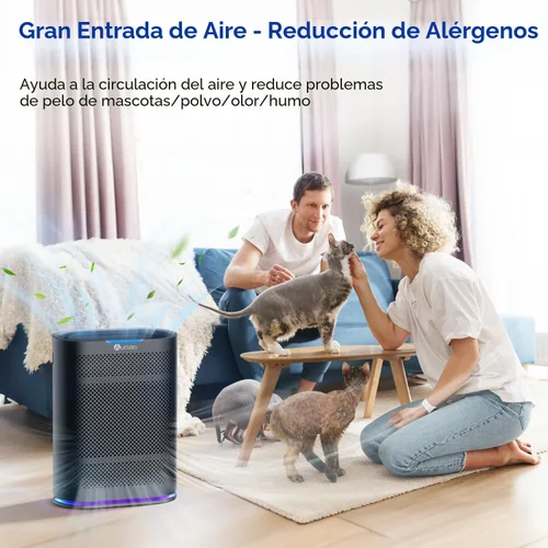 Miniatura 2 de Purificadores de aire para el hogar, habitación grande, cobertura de 2,100 pies cuadrados, purificador de aire para el hogar con monitor de calidad