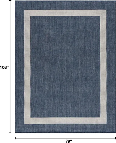 Miniatura 2 de CAMILSON Alfombra de Exterior 6x9, Alfombras Modernas para Exteriores para Patios y Porches Impermeables Duraderas Lavables que No se Desprenden