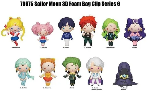 Miniatura 3 de Monogram International Sailor Moon - Clip para bolsa ciega 3D, serie 6