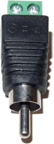 Miniatura 3 de Evertech 10 unids RCA macho jack a audio video tornillo terminal conector CCTV AV Balun