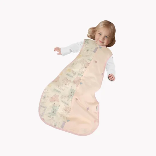 Miniatura 13 de Saco de dormir para niños pequeños (2-3T) ligero de algodón de 0.5 tog para verano, manta de verano para bebé, saco de dormir para bebé, delgado
