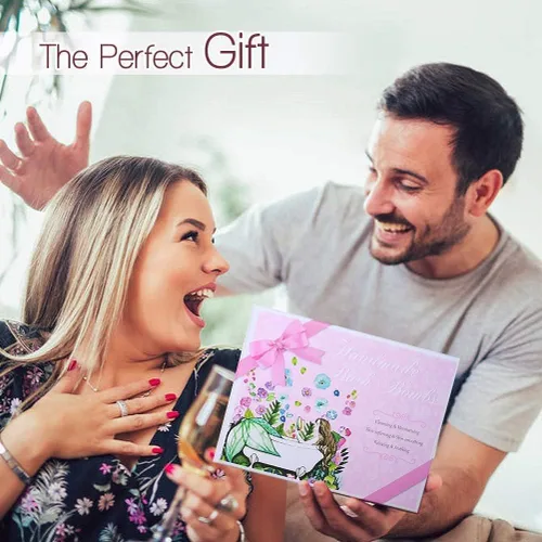 Miniatura 4 de STNTUS INNOVATIONS Bombas de baño, juego de 7 bombas de baño naturales, hechas a mano para mujeres y niños, regalos para mamá, novia, regalos