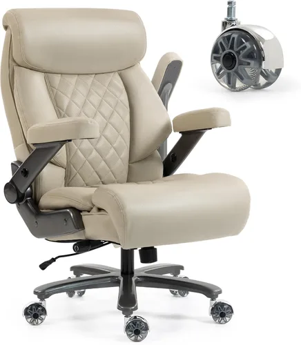 DYHOME Silla de oficina resistente de 700 libras con reposabrazos 4D, cómoda silla de escritorio ejecutiva grande y alta, silla ergonómica para