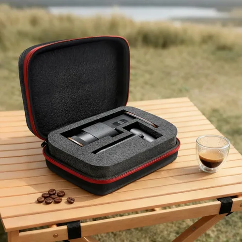 Miniatura 8 de Wirsh Geimori T38 - Molinillo de café eléctrico portátil, con batería de 3600 mAh y ajuste continuo para expreso, vertido, prensa francesa, dosis