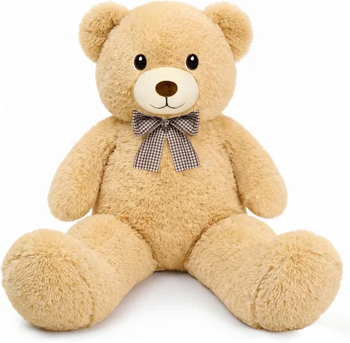 Miniatura 10 de SQEQE Peluche de jirafa grande de 39 pulgadas, jirafa de peluche gigante para niños y adultos, lindos peluches enormes para cumpleaños, Navidad