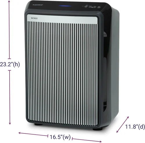 Miniatura 9 de Winix 9800 Purificador de aire True Hepa de 4 etapas con WiFi y PlasmaWave, 500 pies cuadrados, negro, grande