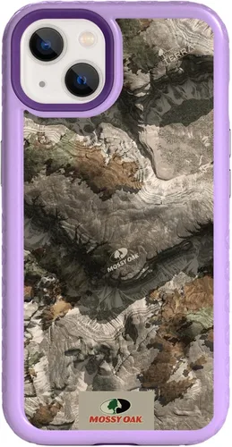 Miniatura 7 de cellhelmet Mossy Oak Agua Yellowfin Funda de doble capa en gris diseñada para iPhone 13 Mini a prueba de golpes y caídas, duradera, como se ve